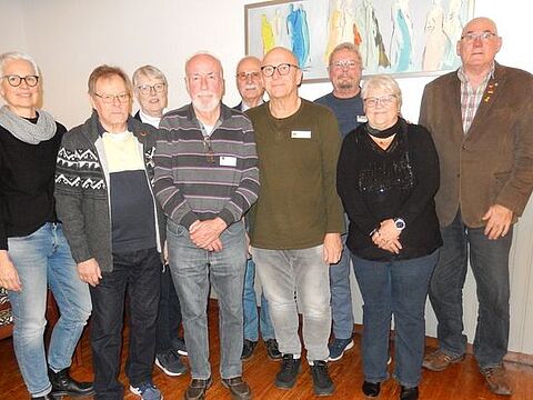 Der Neue Vorstand um Jürgen Clemens (5.von links). Foto: DBwV