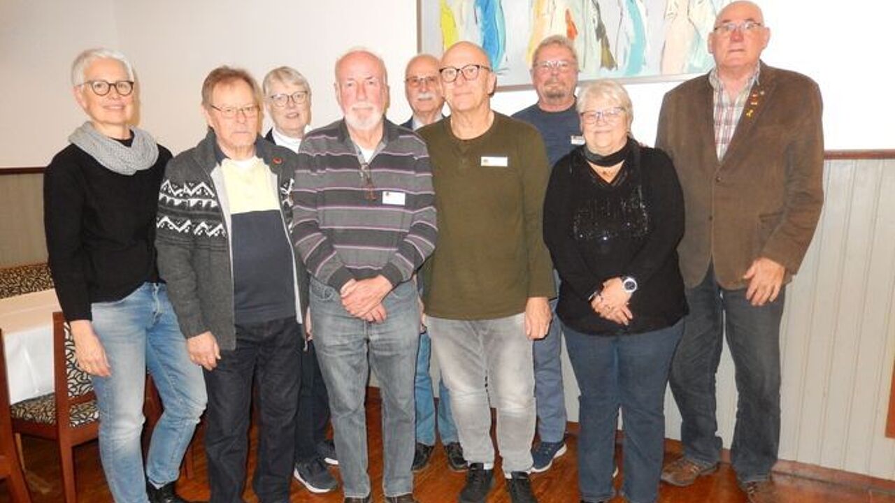 Der Neue Vorstand um Jürgen Clemens (5.von links). Foto: DBwV