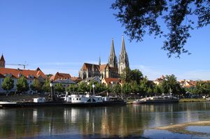 Stadtansicht mit Dom von Regensburg Foto: Regensburg Tourismus GmbH 