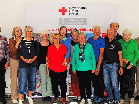Teilnehmer des ersten "Erste Hilfe"-Kurses der Kameradschaft ERH Berchtesgadener Land. Foto: KERH BGL