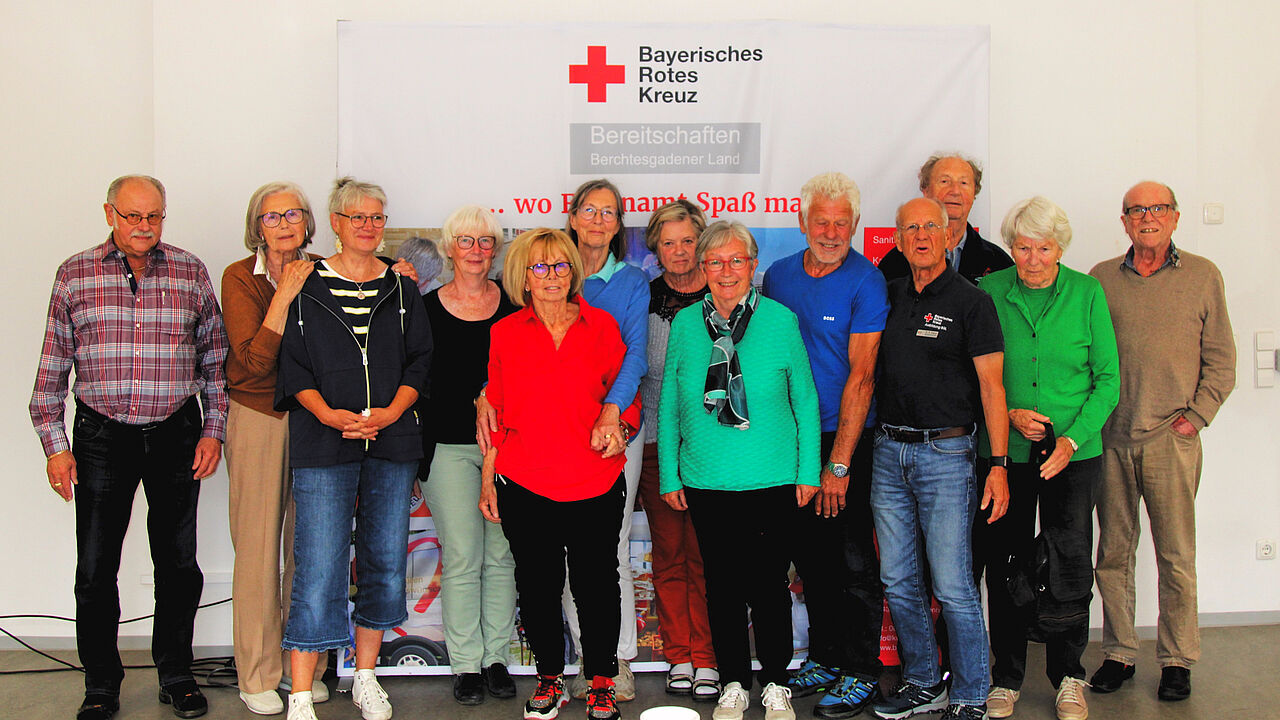 Teilnehmer des ersten "Erste Hilfe"-Kurses der Kameradschaft ERH Berchtesgadener Land. Foto: KERH BGL