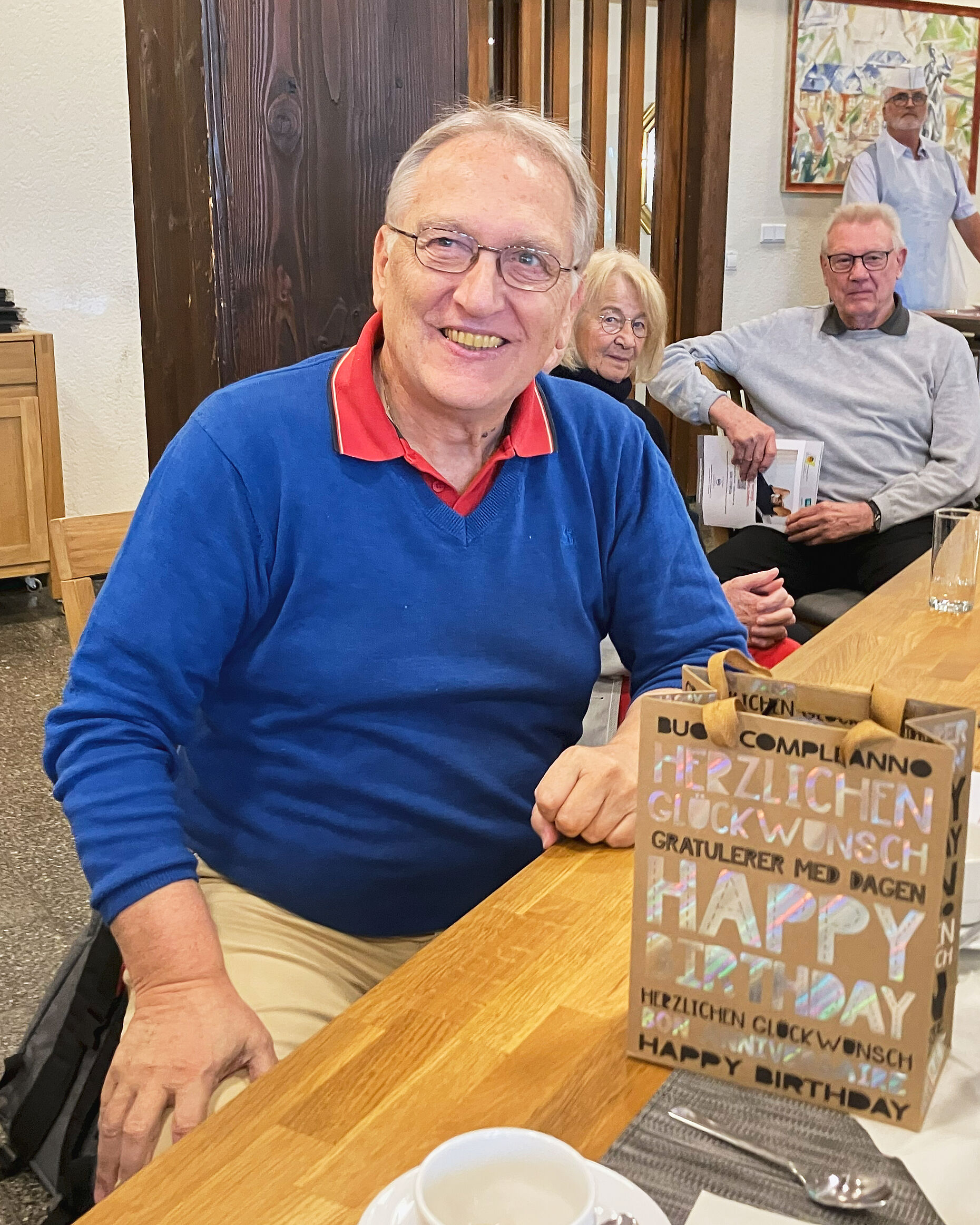 Stabsfeldwebel a.D. Ekkehard Wiehn freute sich über die Glückwünsche zu seinem 75. Geburtstag. Foto: Roland Stengl
