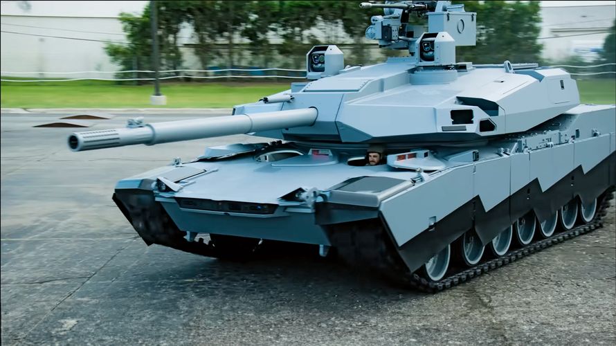 Der Demonstrator der neuen Abrams X-Panzers ist ein hybrides Fahrzeug. Auf dem Schlachtfeld soll das für Vorteile sorgen. Foto: Screenshot/YouTube/General Dynamics