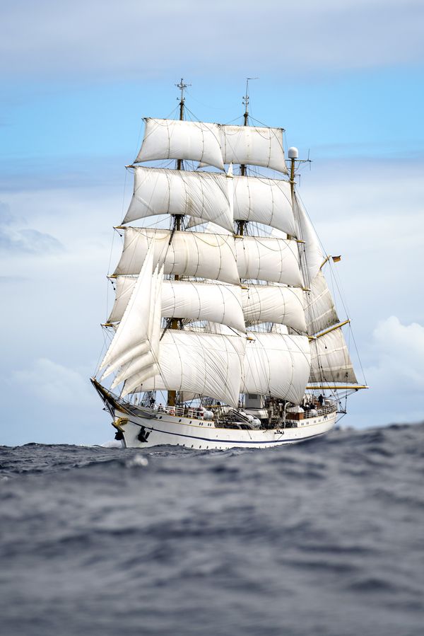 Die Gorch Fock führt derzeit ihre 182. Auslandsausbildungsreise seit 1958 durch. Foto: (Bundeswehr/Theska)
