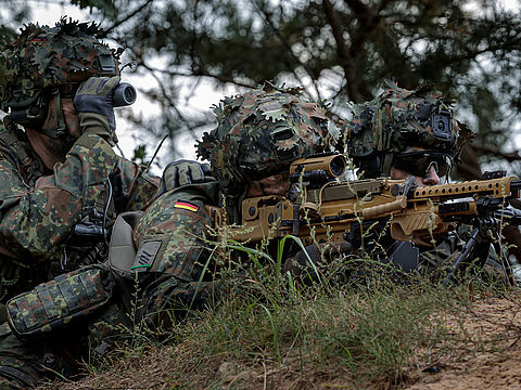 Übung Grand Eagle 2 in Litauen. Foto: Bundeswehr/Marco Dorow