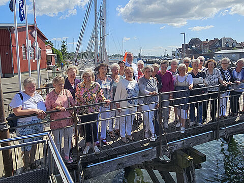 Die frühere Werft liegt im Eckernförder Hafen. Foto: LV Nord