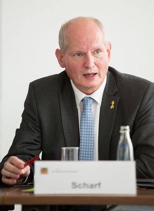 Klaus-Hermann Scharf, Vorsitzender des Fachbereichs Zivilbeschäftigte im DBwV
