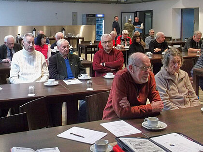 Die erste Mitgliederveranstaltung der Kameradschaft ERH Roth im ARCHE‑Casino stand in diesem Jahr im Zeichen von Kontinuität bei der Wahl des Vorstandes. Foto: Robert Wechsler