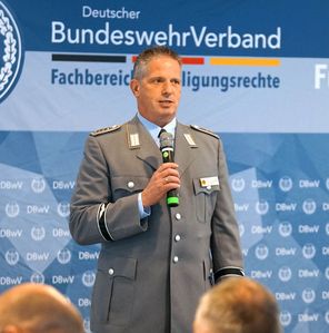 Oberstabsfeldwebel Sascha Altenhofen, Vorsitzender Fachbereich Beteiligungsrechte im DBwV-Bundesvorstand