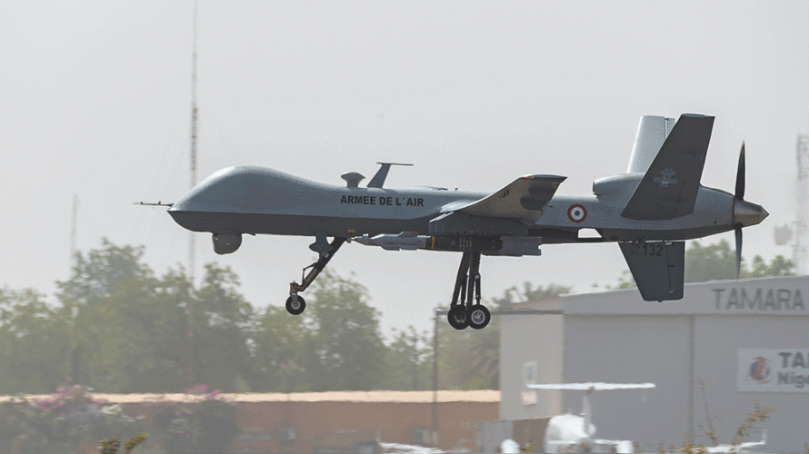In Deutschland wird noch debattiert, in anderen Ländern sind bewaffnete Drohne bereits im Einsatz. Seit einigen Monaten setzt Frankreich Systeme vom Typ "Reaper" in Mali ein. Foto: Etat-major des Armées/Armée de l`Air
