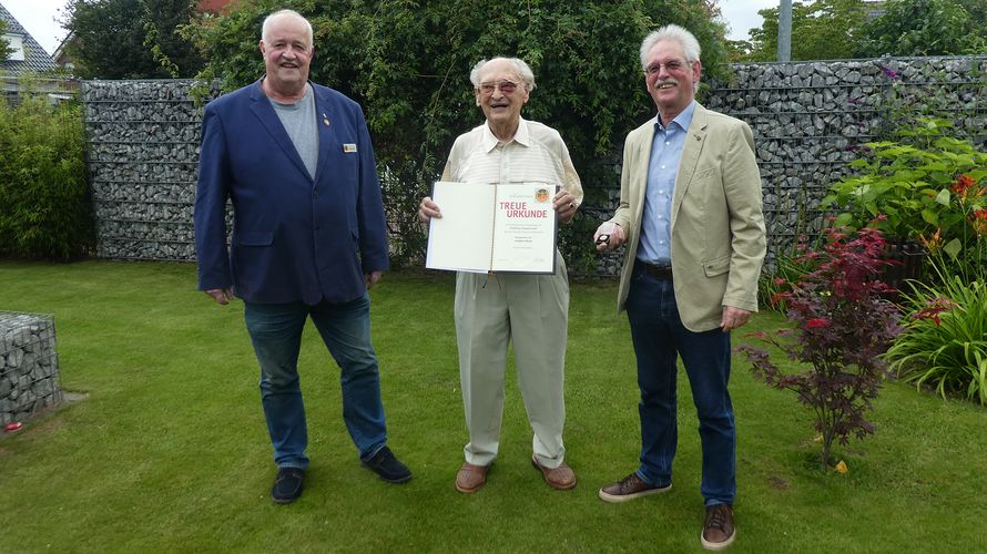 Jürgen Kanert, Adalbert Mark und Andreas Priesemann (v.l.n.r.). Foto: DBwV