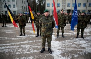 Ankunft der Soldaten im litauischen Rukla Foto: dpa