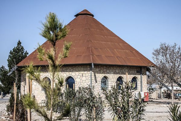 Die Kapelle in Camp Marmal in Afghanistan. Foto: Mandy Herold