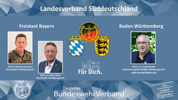 Die Beauftragten für Beteiligungsrechte des Landesverbands Süddeutschland sind Experten für Schulungen zum Beteiligungsrecht in der Bundeswehr. Foto: Bernd Stark