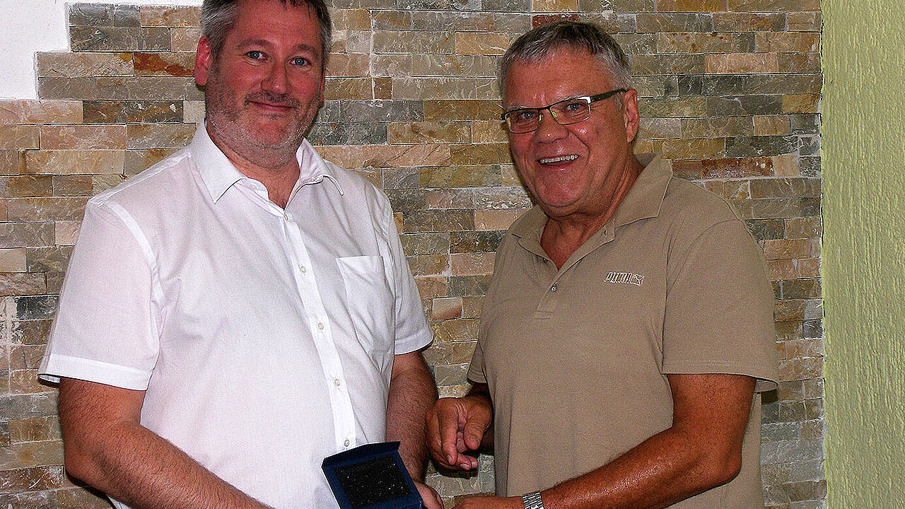 Vorsitzender Matthias Nickel (re.) und Referent Oliver Vollmer (Foto: B. Nickel)