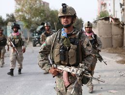 Afghanische Soldaten während einer militärischen Operation in Kunduz. Foto: dpa