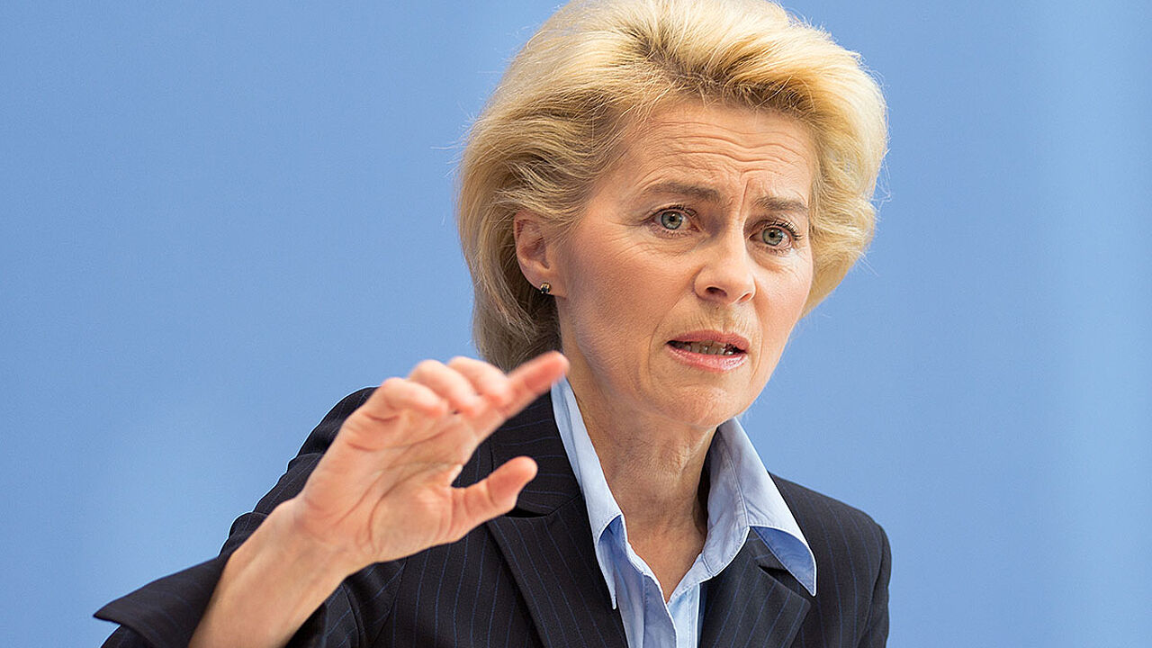 Ursula von der Leyen will ein „Signal an die Menschen in Syrien" senden. Foto: DBwV/Christine Hepner