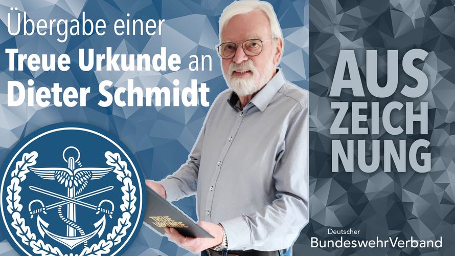 Dieter Schmidt erfreut sich bester Gesundheit. Foto: DBwV