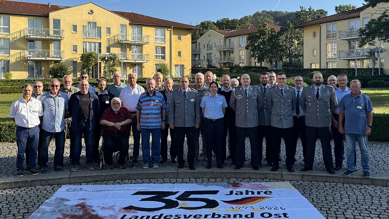 Insgesamt 33 Teilnehmer aus den Kameradschaften des Bezirks Freistaat Sachsen waren der Einladung zur Bezirkstagung gefolgt. Foto: DBwV/Seraphim