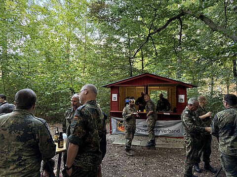 Die Truppenkameradschaft war wie immer bei Veranstaltungen dabei. Foto: DBwV