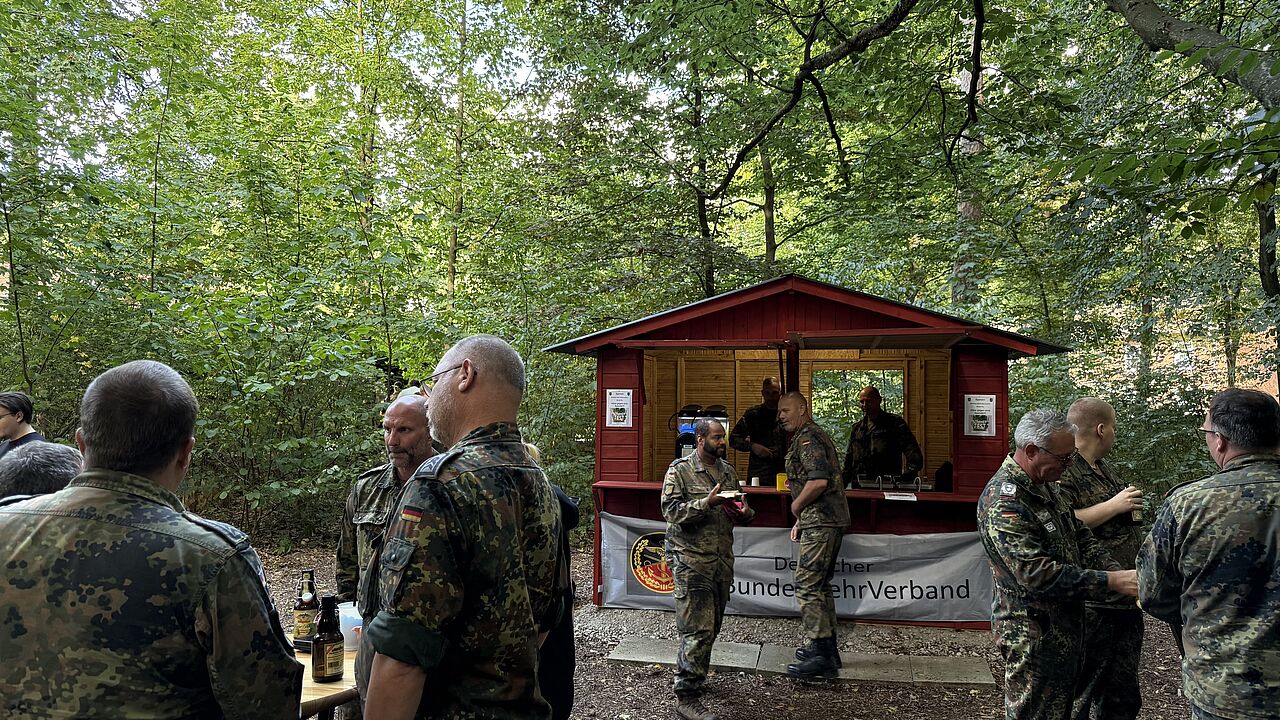 Die Truppenkameradschaft war wie immer bei Veranstaltungen dabei. Foto: DBwV