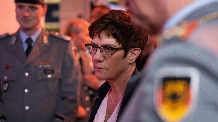 Verteidigungsministerin Annegret Kramp-Karrenbauer. Foto: DBwV/Yann Bombeke