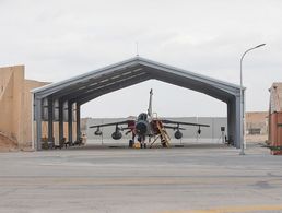 Ein deutscher "Tornado"-Aufklärungsjet auf der jordanischen Luftwaffenbasis Al-Asrak. Foto: dpa