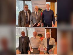 Langjährige DBwV-Mitglieder wurden bei der Kameradschaft Ehemalige, Reservisten, Hinterbliebene (KERH) ERH Großraum Bonn geehrt. Foto: KERH Bonn