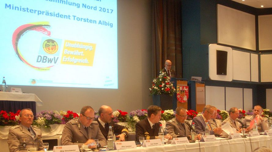 Der seit zwei Jahren amtierende Landesvorstand Nord (Foto: DBwV)