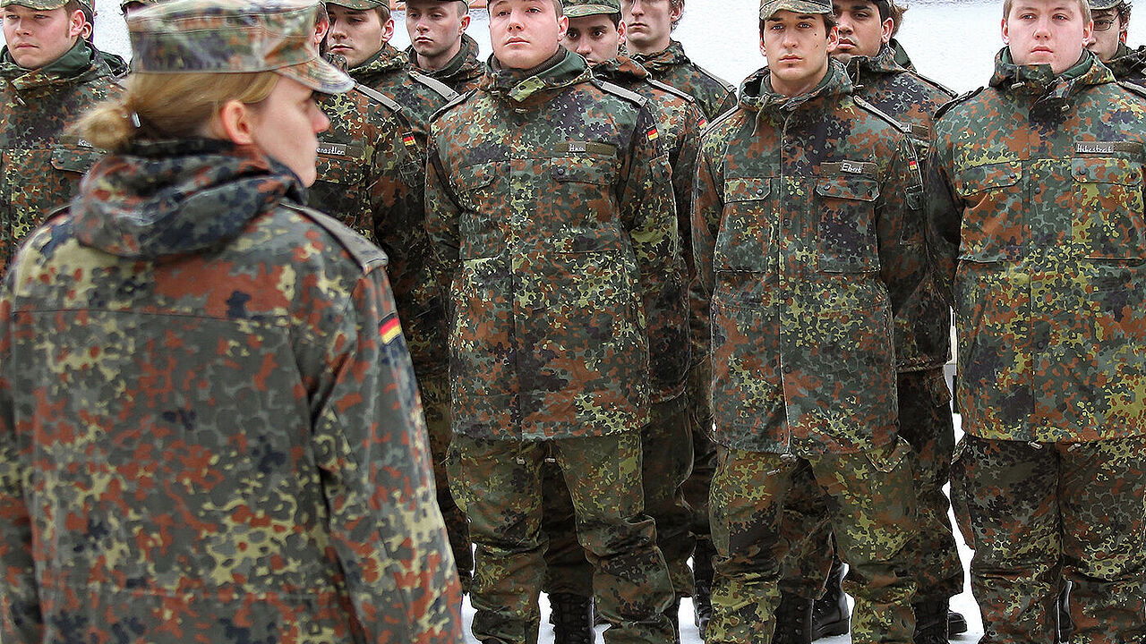 Soldaten bei der Grundausbildung. Foto: Bundeswehr