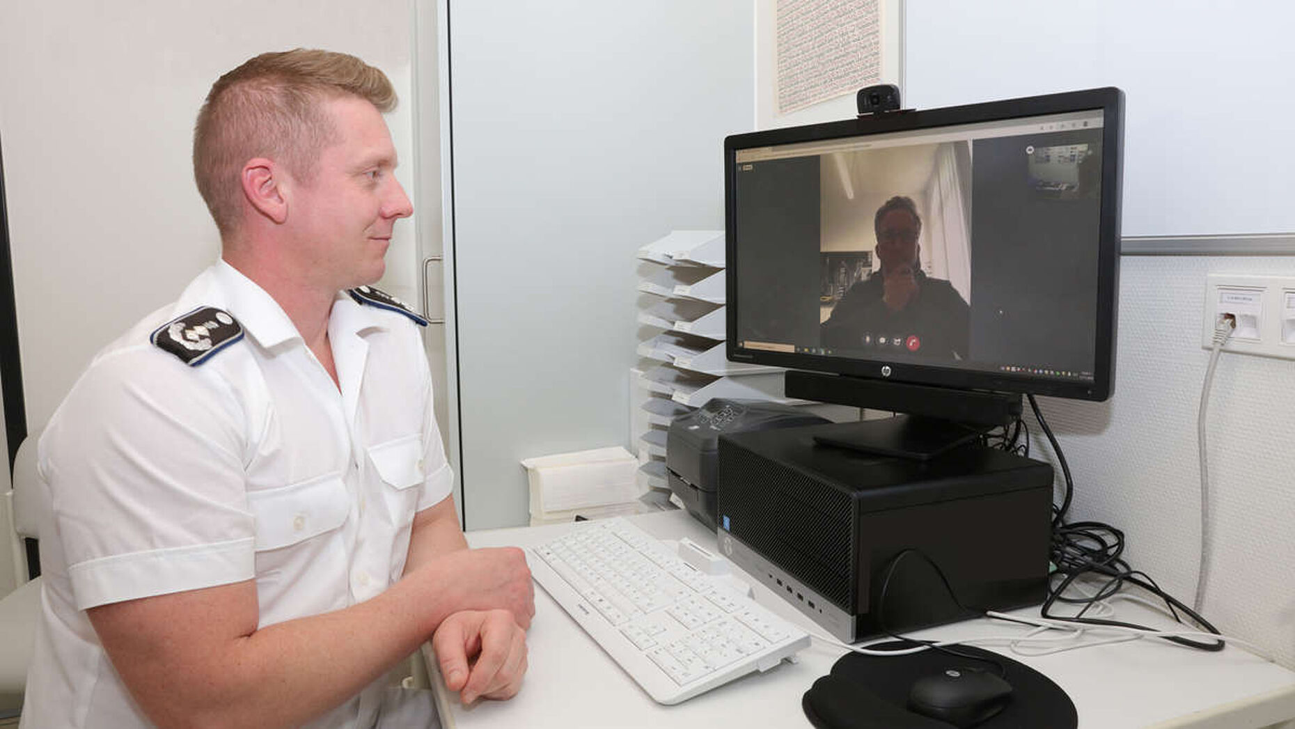 Online-Videosprechstunden bringt viele Vorteile bei der Patientenbehandlung. Foto: Bundeswehr/Thio Pulpanek