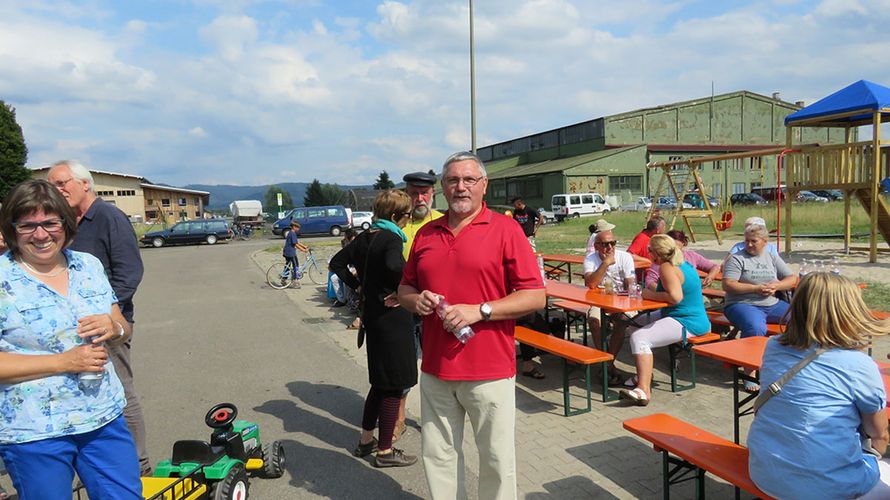 Im Juli initiierte Eberhard Braun und der Verein ein "Fest der Begegnung", auf dem ein Spielplatz eingeweiht wurde. Foto: Eberhard Braun