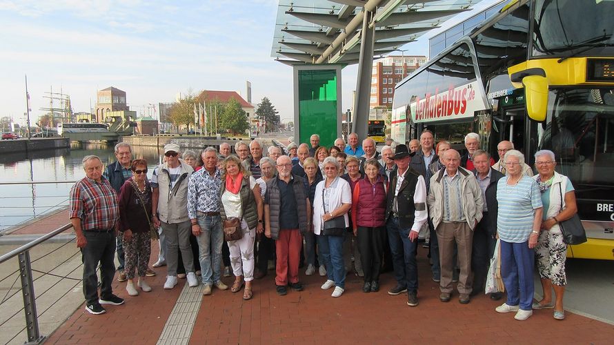 Viel zu sehen und zu erleben gab es für die Angehörigen der KERH Oldenburg in der Seestadt Bremerhaven. 