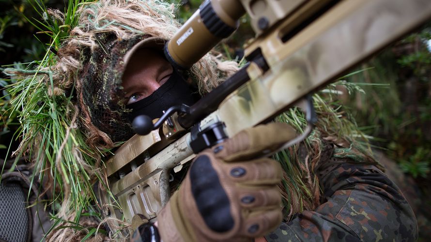 Scharfschütze des KSK: "Deutschland benötigt professionelle und einsatzbereite Spezialkräfte", heißt es im Zwischenbericht des Generalinspekteurs zur Neugestaltung der Einheit. Foto: Bundessehr/Jana Neumann