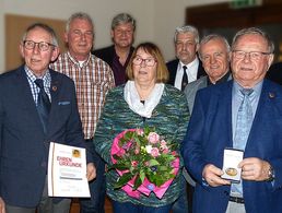 Alte und neue Vorstandsmitglieder Foto: DBwV/LV Nord