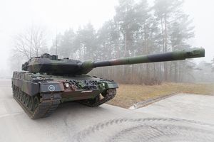 Die Version A7 ist die aktuellste Ausführung des Kampfpanzers Leopard 2 Foto: Bundeswehr/Marco Dorow