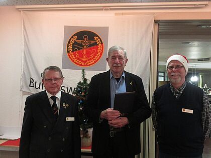 Reinhard Patzlaff, Franz Kämmerer und Thomas Petersen. Foto: DBwV