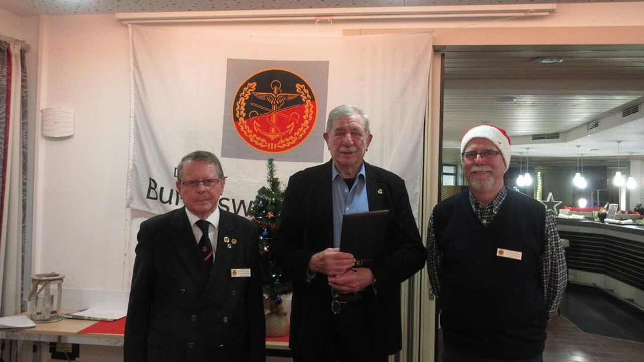 Reinhard Patzlaff, Franz Kämmerer und Thomas Petersen. Foto: DBwV