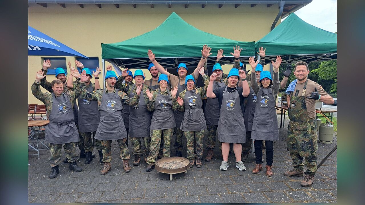 Teilnehmende an der Veranstaltung „Fire & Fit". Foto: Oberstabsfeldwebel Blenz