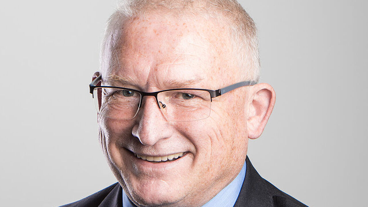 Vorsitzender Fachbereich Beteiligungsrechte Oberstabsfeldwebel a.D. Andreas Hubert Foto: DBwV/Scheurer