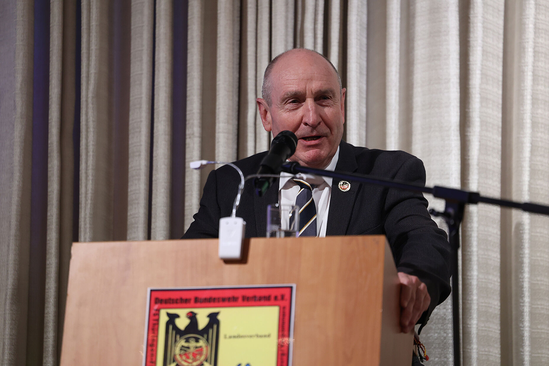 Hauptmann a.D. Joachim Wohlfeld. Foto: DBwV/Yann Bombeke