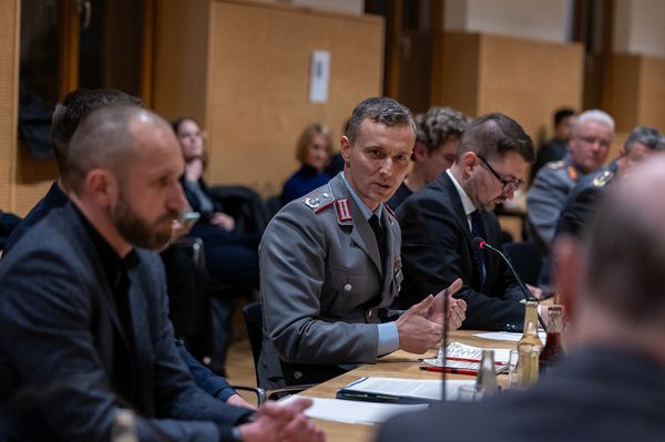 Oberstleutnant i.G. Marcel Bohnert war für den Deutschen BundeswehrVerband vor Ort. Foto: DBwV/Yann Bombeke