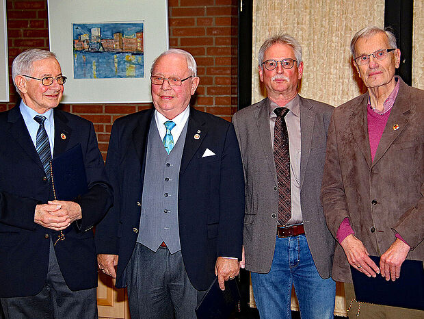 Dreger (v. l.), Diez, Priesemann, Gumz. Foto: DBwV