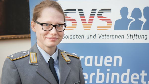 Leutnant Barbara Krach, Leiterin der Projektgruppe Solidaritätslauf. Foto: DBwV/gr. Darrelmann