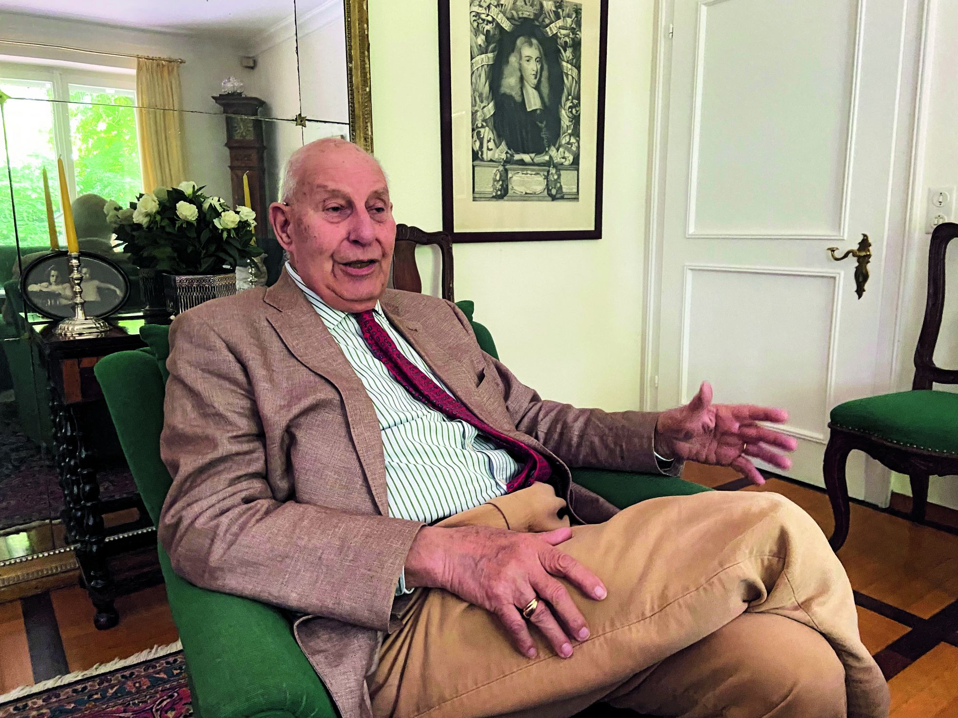 Berthold Maria Schenk Graf von Stauffenberg war bis zu seiner Pensionierung 1994 Offizier der Bundeswehr, zuletzt als Generalmajor im Dienst. Als sein Vater die Bombe gegen Hitler zündete, war er zehn Jahre alt. „Es war nicht meine Entscheidung. Ich musste es akzeptieren und weiterleben”, sagte seine Mutter Nina nach dem Attentat. Foto: DBwV/Frank Jungbluth