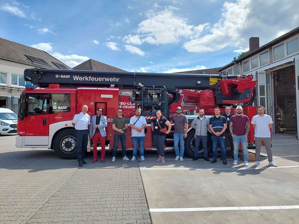 Einen Einblick in Arbeit und Technik bot auch die Werkfeuerwehr von BASF. Foto: BFD Stuttgart