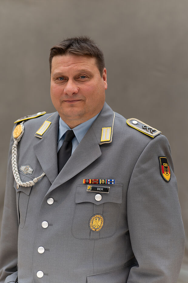 Stabsfeldwebel Robin Ber, stellvertretender Vorsitzender Cyber- und Informationsraum. Foto: DBwV/Fyrin