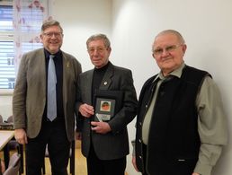 Hauptmann a.D. Uwe Paul, Hauptmann a.D. Werner Morawetz, Hauptmann a.D. Günter Szameitat (v.l.) Foto: DBwV