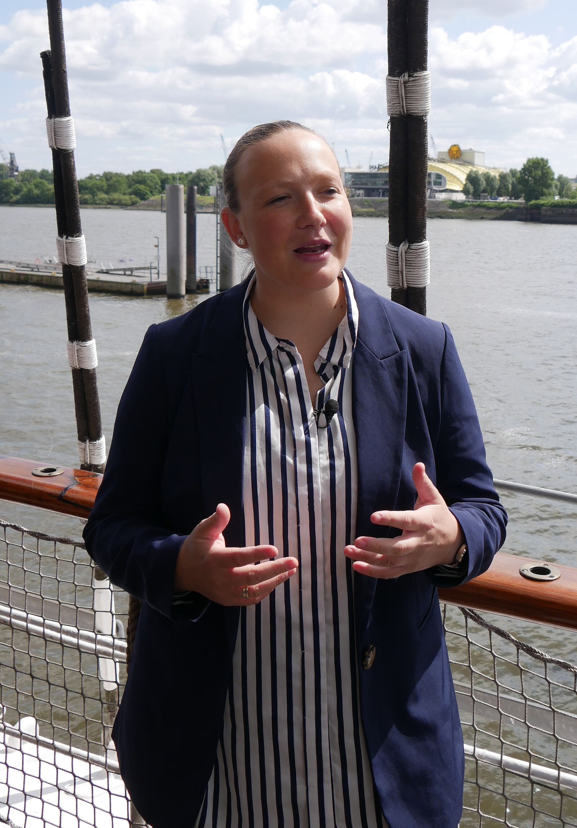 Die Abgeordnete Vivian Tauschwitz äußerte sich während der Veranstaltung