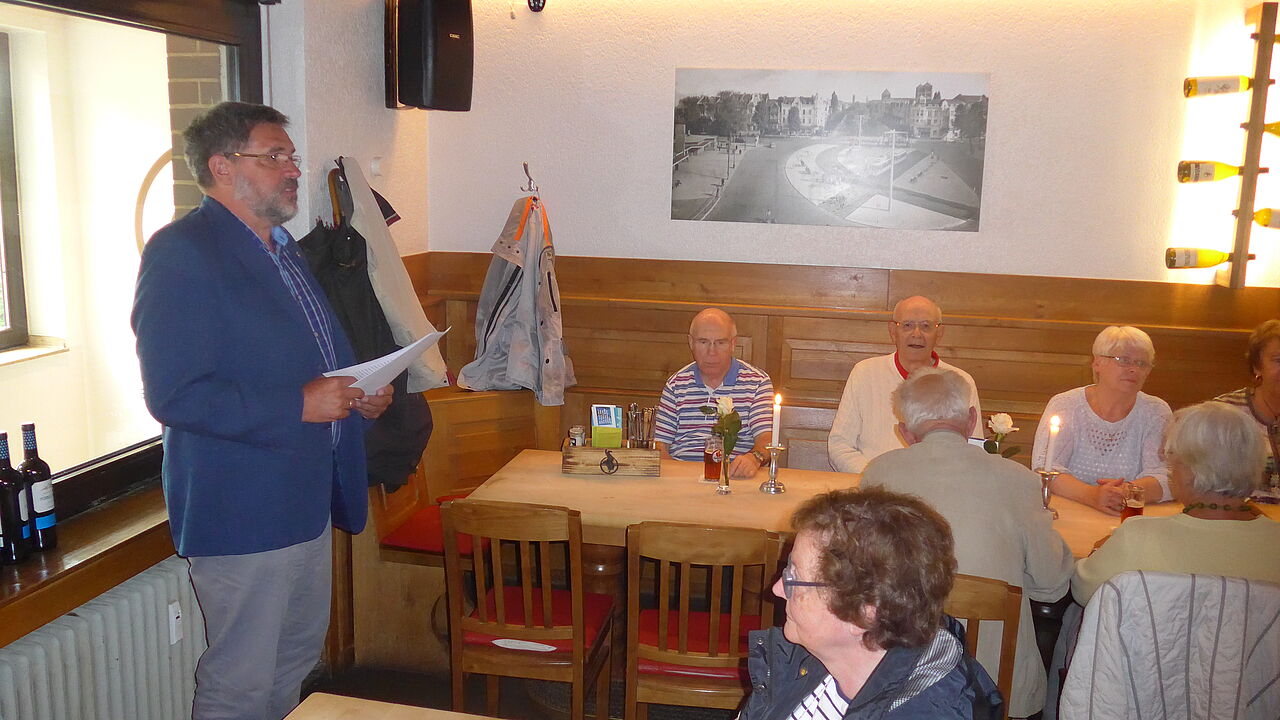 Der Landesvorsitzende Ehemalige im Landesverband West, Ernst Wendland, informierte zur bevorstehenden Hauptversammlung in Berlin Foto: DBwV